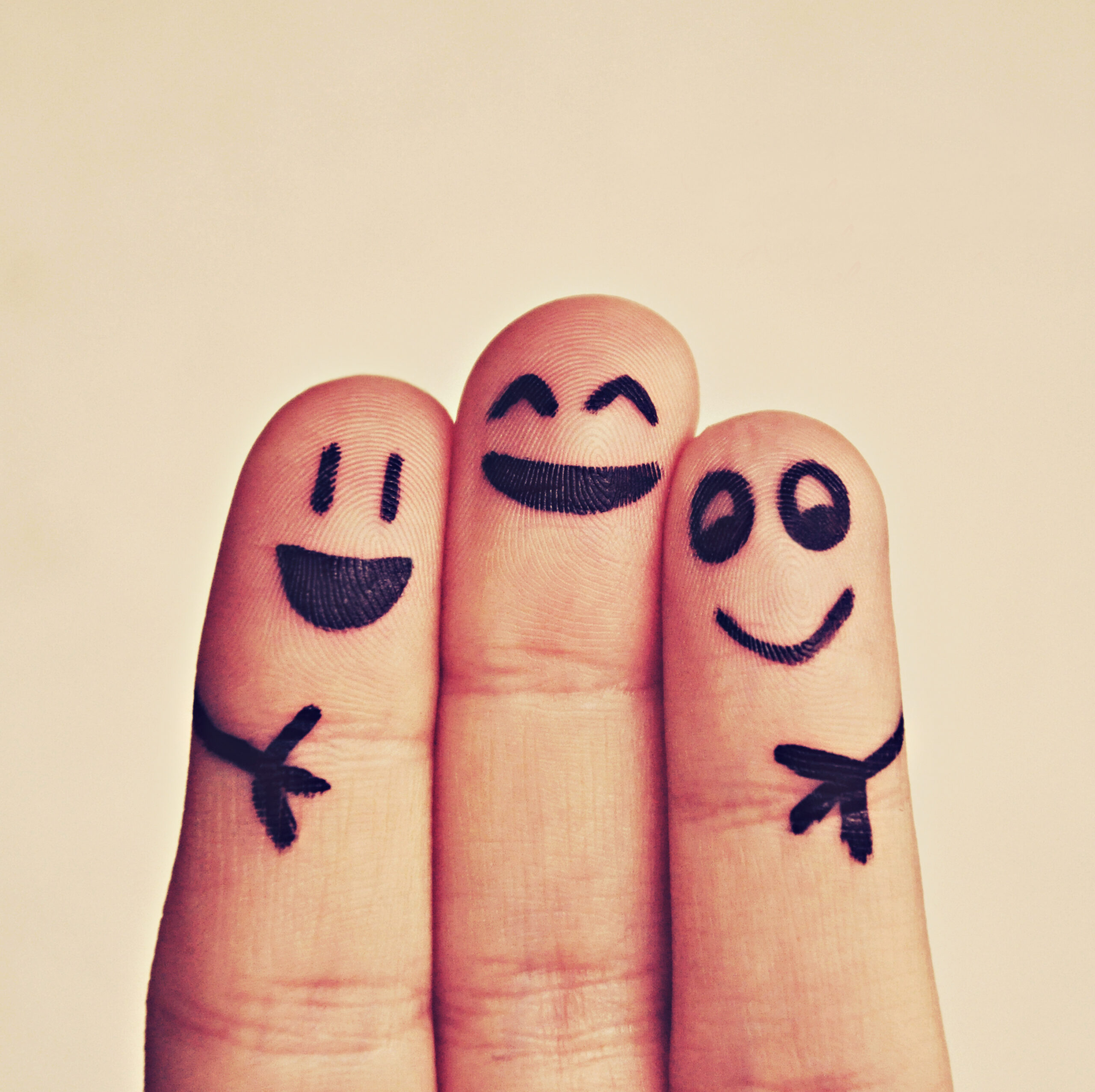 Study Tips for Mental Heath fingers similing